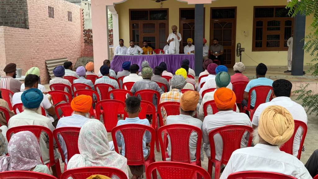 Chairman Dalvir Singh Dhillon Hears Public Grievances During Lok Milni Programme at Village Ghanaur Khurd